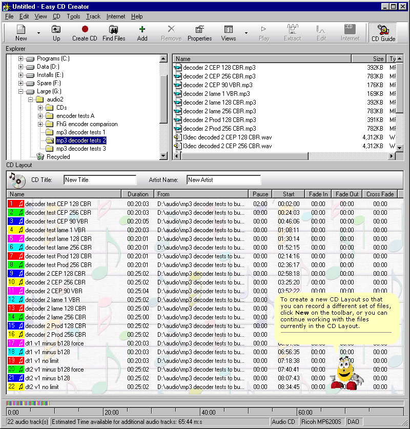 mp3 cd writer