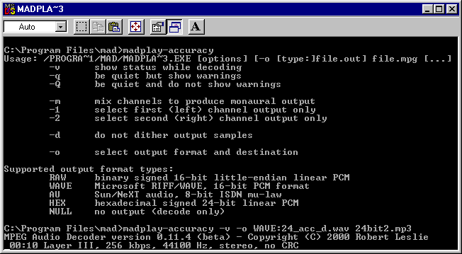 Using MAD Play to decode an mp3 files