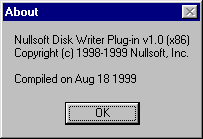 about disk writer plug-in