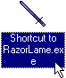 Double click on RazorLame.exe